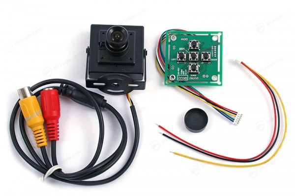 FPV Kamera Sony 700 TVL CCD OSD-Menu 1/3 PAL Mini Camera EFFIO-E wie FatShark