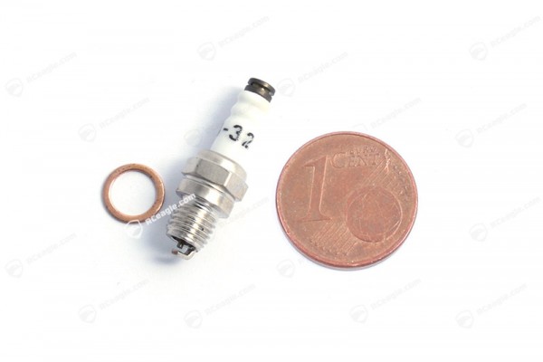 Rcexl Mini Zündkerze 1/4 32 ME8 Spark Glow Plug JBA 15G