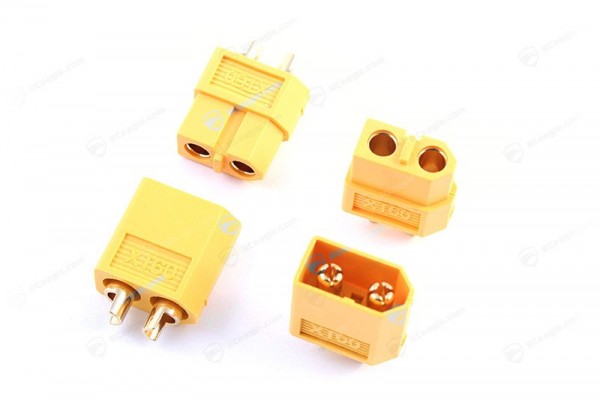 XT60 Hochstrom Stecker Buchse 3,5mm gold 1Paar