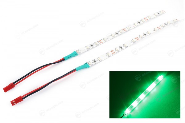 2x LED Streifen Grün 20cm Positionslichter Quadrocopter Multicopter selbstklebend JST