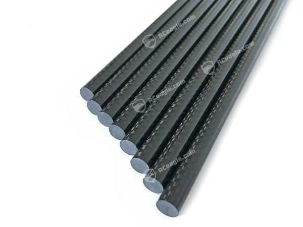 7,7 x 250mm Carbon Stab Rundstab Kohlefaser rund Sticks® CFK 