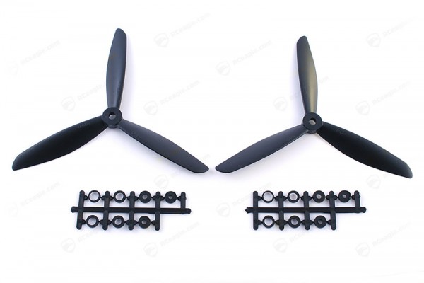 3-Blatt 5x4,5 Schwarz Propeller für Multicopter 5045