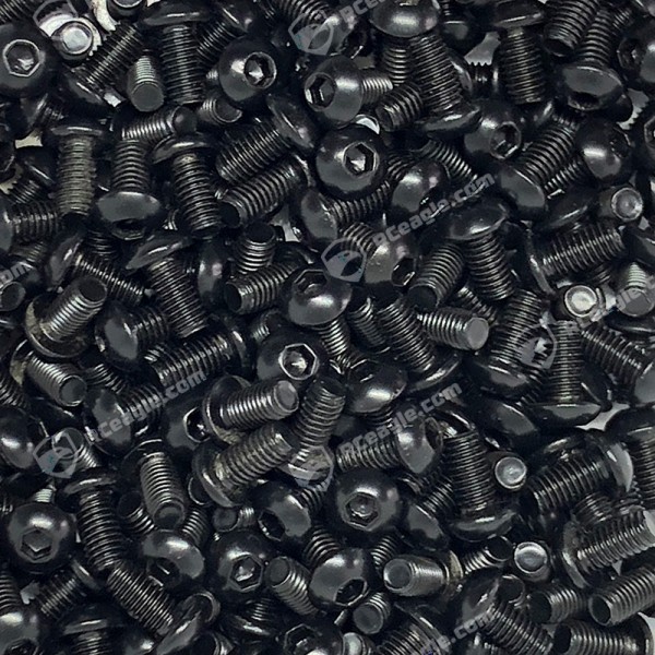 M3 x 6mm m3x6 black stainless screw schraube schwarz hexagon sechskant