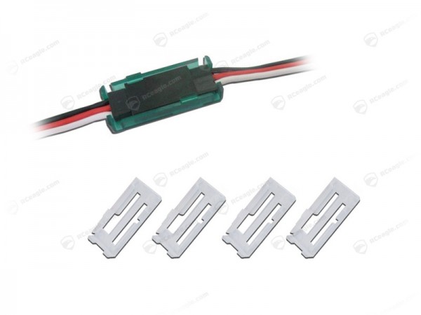 4 Sicherungsclip für Servo Stecker Futaba Graupner JR Sicherung Clip Servokabel