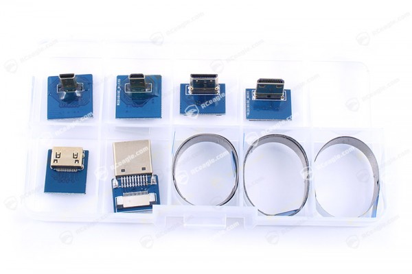 22in1 Micro / Mini / HDMI Combo Set 15cm 30cm Kabel weich 