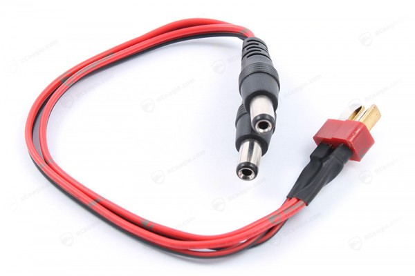 Strom Kabel für FPV Monitor DC 5.5mm an T-Stecker LiPo Akku Deans Adapter Cable