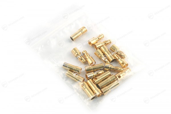 3.5mm Goldkontaktstecker Hochstromstecker 10 Paar Stecker/Buchse Set